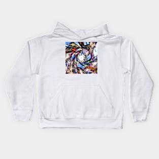 Abstract Time Kids Hoodie